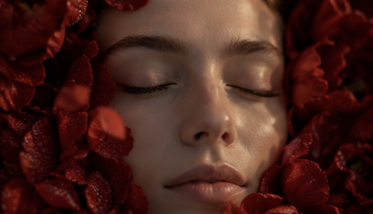 Red Blossom reel storyboard — frame 6