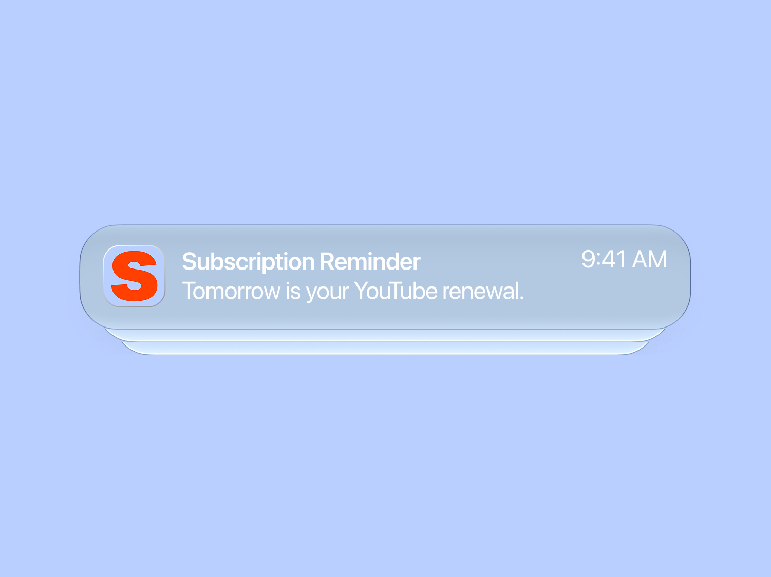 Subscrr — Subscription renewal push notification